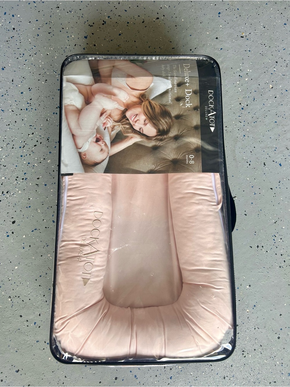 DockATot NEW Deluxe+ Dock infant lounger Strawberry Cream Pink 0-8 Months